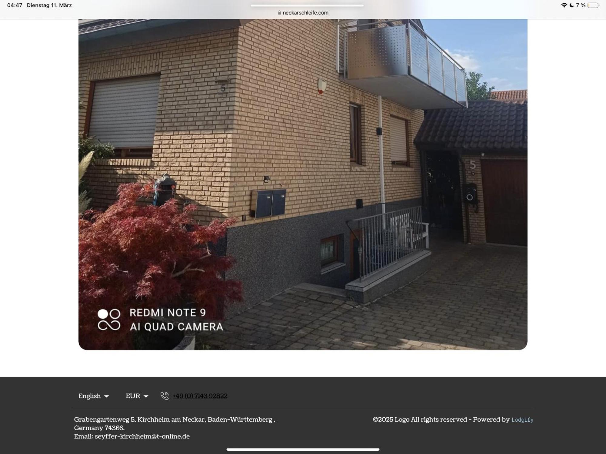 Moderne Ferienwohnung Neckarschleife Mit Klimaanlage Kirchheim am Neckar Eksteriør billede